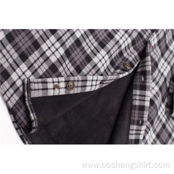 Custom Loose Printed Checked Casual Flannel Overshirts